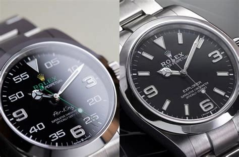 rolex explorer 39mm vs airking 40mm|39mm explorer vs op39.